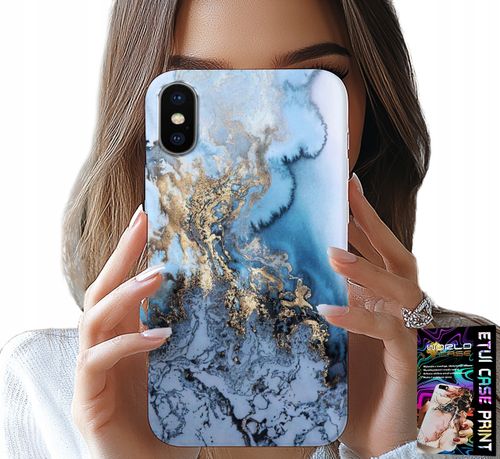 ETUI DO IPHONE X / XS - MARMUREK MARMURKI DAMSKIE WZORY +SZKŁO na Arena.pl