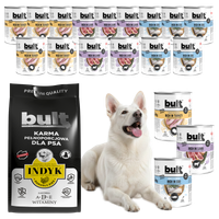 BULT sucha i mokra karma dla psa Indyk 17,4kg - 18x800g + 3kg
