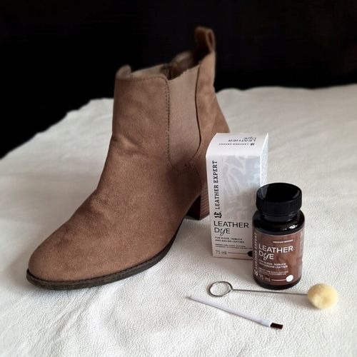 Leather Expert Farba Zamsz Nubuk Skóra Anilinowa 75ml Medium Brown na Arena.pl