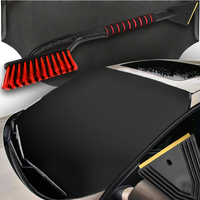 Osłona Antyszronowa Na Szybę Auta Mata 188x80cm Skrobaczka Ze Szczotką 75CM