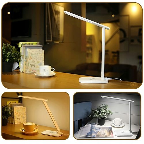 LAMPKA LED BIURKOWA NOCNA SZKOLNA BIURKO ŁADOWARKA na Arena.pl