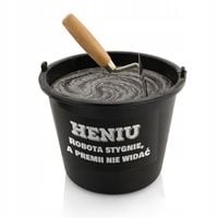 Wiadro dla Majstra Budowlańca Murarza z Dedykacją Śmieszny Prezent Urodziny