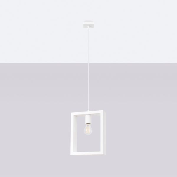 Lampa wisząca ARIES biała zdjęcie 2