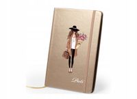 Notes metaliczny A5 TWÓJ nadruk UV długopis GRATIS Z IMIENIEM notatnik