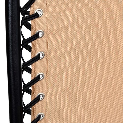 Leżak ogrodowy Orion Zero Gravity beżowy na Arena.pl