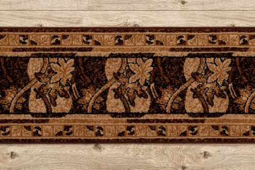 CHODNIK BCF BASE 3706 FLORAL brąz brąz 60 cm na Arena.pl
