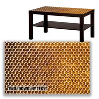 BLAT SZKLANY IKEA LACK Miód z Twoim napisem 90x55cm 032a