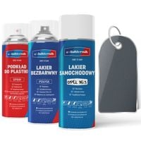 lakier samochodowy w sprayu zestaw do zderzaków opel 163 lichtsilber