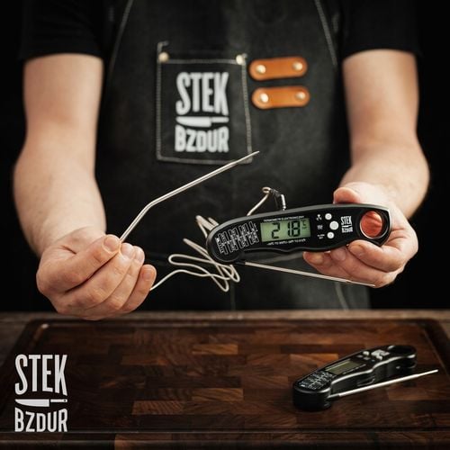 Termometr Kuchenny Cyfrowy do Mięsa Steków Żywności STEK BZDUR LCD na Arena.pl