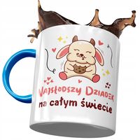 Kubek Błękitny Dziadka Dzień Dziadka Prezent Z Nadrukiem Ze Zdjęciem