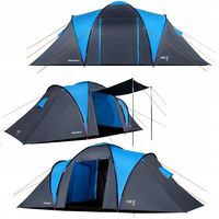 NILS NC6431 NAMIOT KEMPINGOWY NIEBIESKO-SZARY HIGHLAND 4 OSOBOWY WODOODPORN