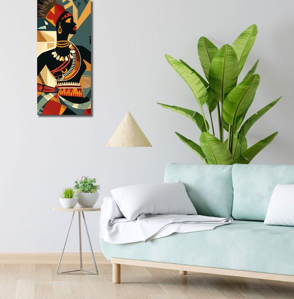 Obraz 30x70cm Afrykańska Mozaika zdjęcie 2