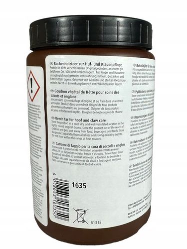 Dziegieć smoła bukowa do kopyt 1kg KERBL dla bydła na Arena.pl