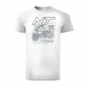 Koszulka z motocyklem na motor Honda NT 1100 męska biała REGULAR XXL