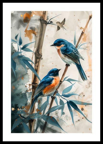 Plakat 30x45cm Trzy Ptaki zdjęcie 3