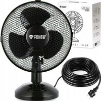 WENTYLATOR WIATRAK STOŁOWY STOJĄCY BIURKOWY OSCYLACJA CICHY MOCNY