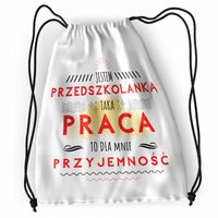 Plecak Dla Przedszkolanki Sportowy Szkolny Worek Z Nadrukiem Ze Zdjęciem