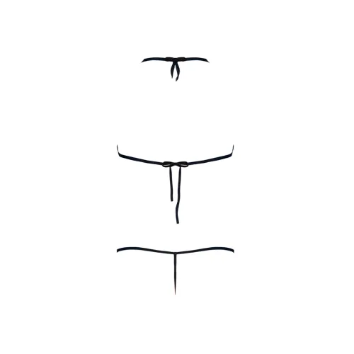 magic silk exposed komplet plus size biustonosz halter + stringi na Arena.pl