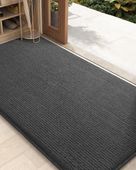 Mata Drzwiowa Wycieraczka 90x150 cm Antypoślizgowa Chłonna Ciemnoszara