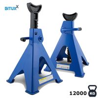 15211 ZESTAW KOBYŁEK PODPORY 2SZT DO 6T MOCNE BITUXX WARSZTATOWE 428mm