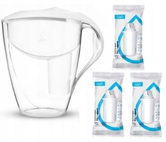 Dzbanek filtrujący Dafi Astra Classic 3l + 3 filtry Dafi Kolor Biały na Arena.pl