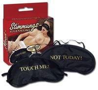 Maska na oczy z napisami