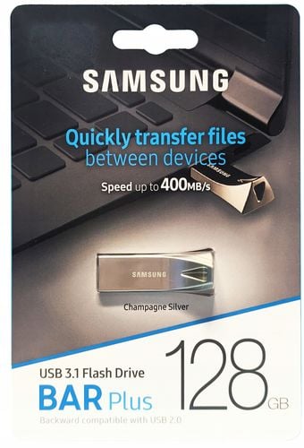 Pendrive SAMSUNG BAR Plus Champaign Silver USB 3.1 128GB na Arena.pl