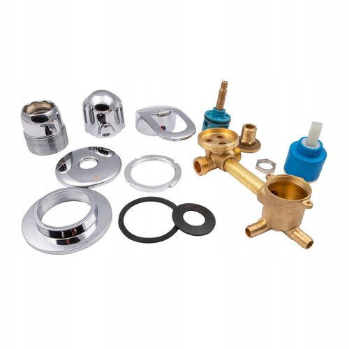 BATERIA DO KABINY Z HYDROMASAŻEM ZABUDOWANEJ MIESZACZ ZAWÓR 10 CM 3 FUNKCJE na Arena.pl