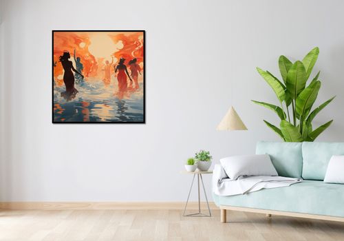 Plakat 90x90cm Taneczny Żar na Arena.pl