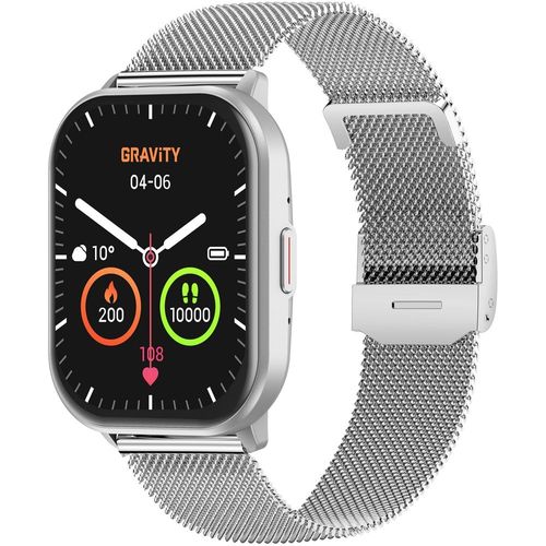 smartwatch gravity srebrny pasek + bransoleta gt43-2 na Arena.pl