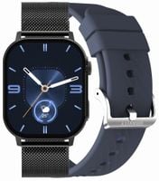 smartwatch damski gravity gt15-12 granatowy pasek silikonowy + czarna