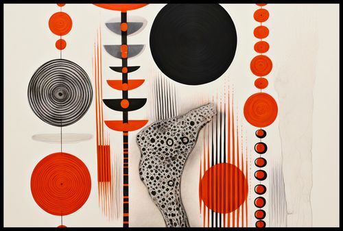 Plakat 91,5x61cm Kontrastowy Kosmos na Arena.pl