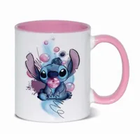 KUBEK RÓŻOWY NA PREZENT DLA FANA LILO STICH WZORY + OPAKOWANIE GRATIS