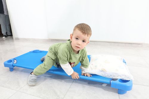 leżak dla dzieci King - czerwony na Arena.pl