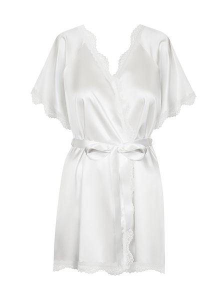 Prima Neve peniuar biały - Obsessive L/XL zdjęcie 3