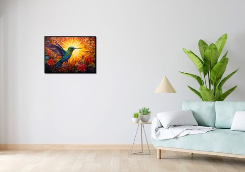 Plakat 70x50cm Koliber Barw na Arena.pl