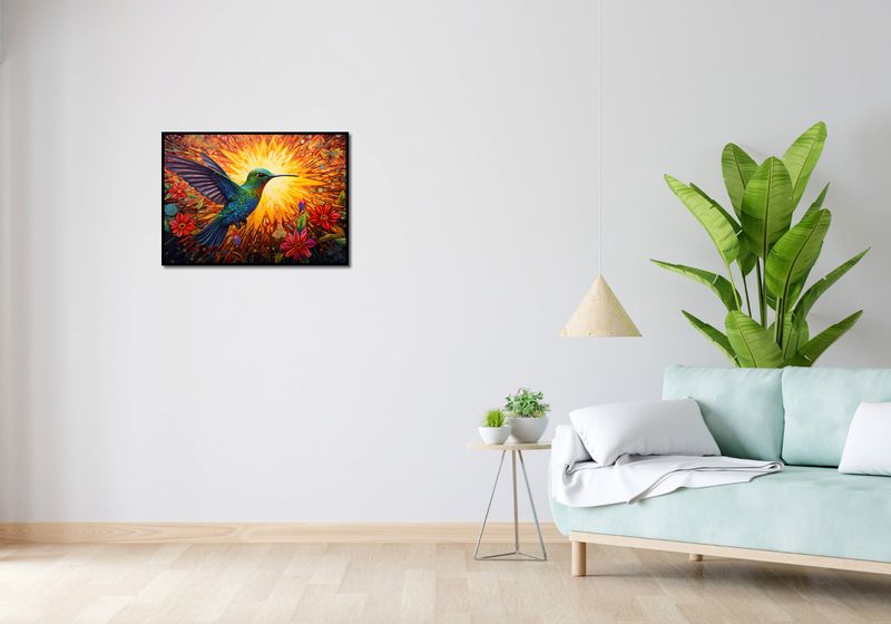 Plakat 70x50cm Koliber Barw zdjęcie 4