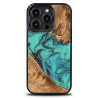 etui bewood unique na iphone 14 pro - turquoise