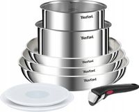Zestaw patelni i garnków TEFAL Emotion Stal do wszystkich kuchenek 8 ele