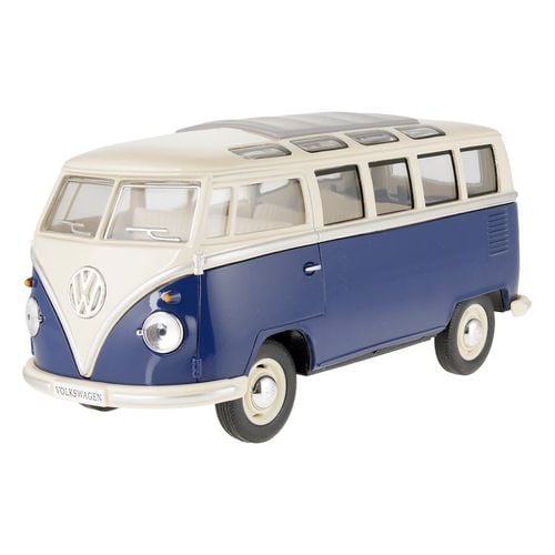 Model 1:24, 1962 VW Classical Bus, niebiesko kremowy na Arena.pl