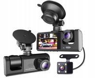 WideoRejestrator 3 kamery Przód Kabina Cofania Uber Taxi Do przyczepy G-sen