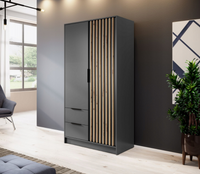 Szafa Lamele 105cm Grafit NELA PS