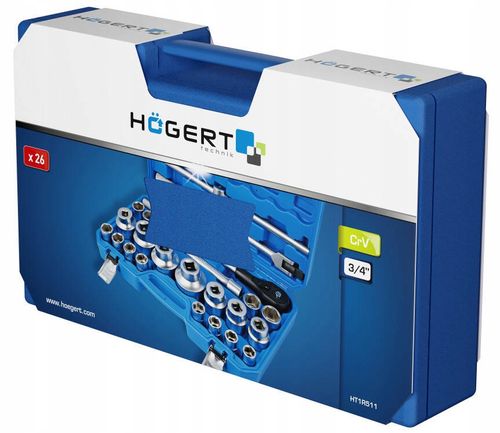 zestaw narzędzi 26 szt., 3/4" hogert na Arena.pl