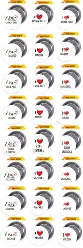 Przypinki buttony I LOVE OPOLE z grafiką na Arena.pl