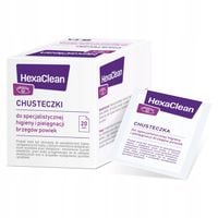HEXACLEAN chusteczki do higieny powiek oczy 20 szt