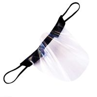 Półprzyłbica ochronna czarna - mini przyłbica KOKONET 9-0067A