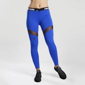 Trec - Leginsy damskie TW LEGGINGS TRECGIRL 029 DUAL MESH COBALT XS