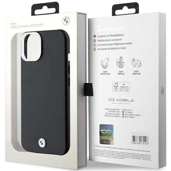 Etui BMW do iPhone 15 Plus / 14 Plus 6,7"", Czarny MagSafe zdjęcie 8
