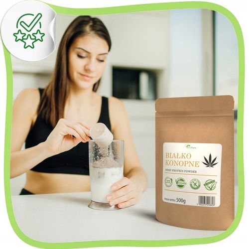 BIAŁKO KONOPNE 500 G HEMP PROTEIN na Arena.pl