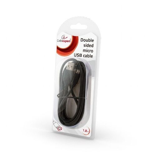 Kabel kątowy Micro USB dwustronny wtyk 1.8m na Arena.pl